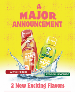 Apple Peach and Zero Cal Lemonade