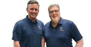  A photo showing Ryan Mortland and Jeff Farr, the Managing Partners of USA Cyber.