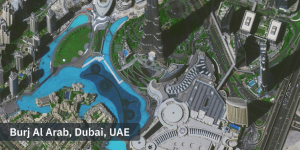 A satellite image made by SuperView Neo-1 satellite.