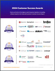 The Top Enterprise Salesforce Consulting Vendors According to the FeaturedCustomers Spring 2024 Customer Success Report