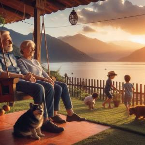 Seniors enjoying retirement