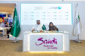 The Saudi Tourism Authority signed an MoU with “Trofi Commercial” to develop tourism experiences