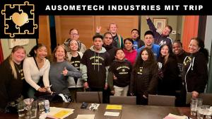 AusomeTech MIT Trip Group Photo | Sponsored by Chelsea Financial Services of Staten Island for Students with Autism