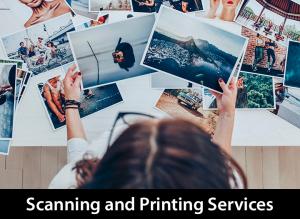 Image of scanning and printing service