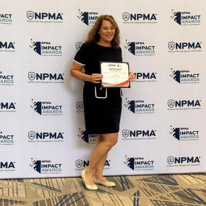 Barbara Hess, Branch Manager, recipient of this year's NPMA Impact Award for Women in Pest Management