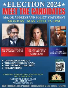 Presidential Candidate Dr. Cornel West Speaks Out, Meets the Press