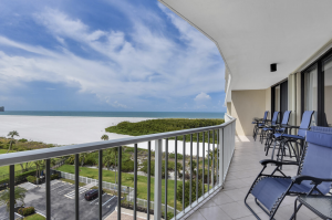 Contemporary beachfront condomiunium on Marco Island’s Crescent Beach