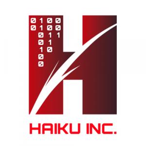 Logo for Haiku Inc Red "H"