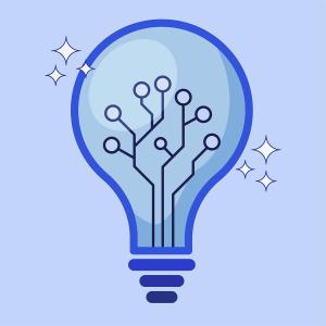 SetCalc Logo - Image of Lightbulb with circuitry to indicate artificial intelligence