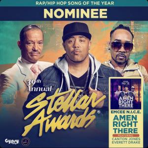 Emcee N.I.C.E. Receives Stellar Awards Nomination for Rap/Hip Hop Song of the Year