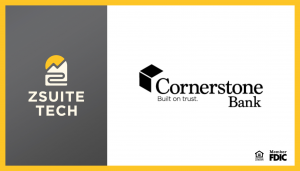 Cornerstone Bank and ZSuite Tech introduce ZEscrow