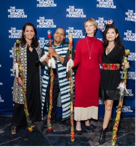 Honorees S Mona Sinha, Toshi Reagon, Cynthia Nixon, Andrea Arroyo (Photo credit: BFA / Sabrina Steck)