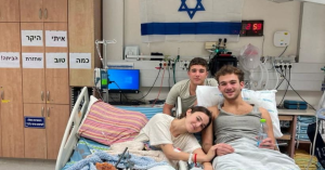 Maya & Itay Regev, siblings, reunite at Soroka after over 50 days as Hostages