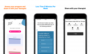 Making Therapy Better app screen shots