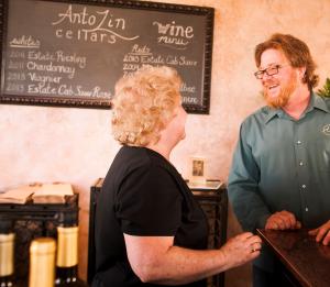 AntoLin Cellars winemaker Tony Haralson tells a great story.