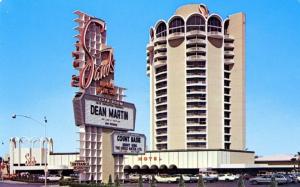 Postcard image of the Sands Casino in Las Vegas