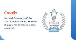 Creatio Named Company of the Year Stevie® Award Winner in 2024 American Business Awards®