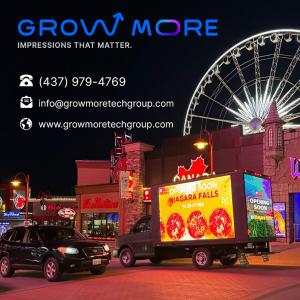 Digital LED Mobile Billboard Advertising Truck rental in Canada