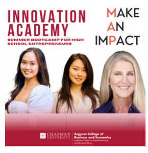 Make An Impact Innovation Academy for High School Students