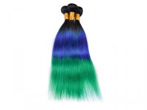 Ombre Remy Hair #1B/Blue/Green