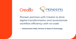 Creatio Partners with Pioneer Information Technology