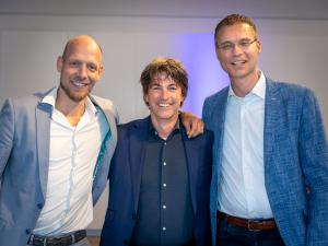 From left to right: Jeroen Hanekamp (CEO of CLEVR), Luc Brandts (CEO of Software Improvement Group), and Raymond Kok (CEO of Mendix).
