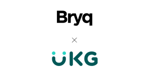 The logos of Bryq and UKG