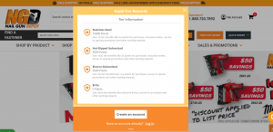 Nail Gun Depot-Rapid Fire Rewards Loyalty Program-Tiers Information