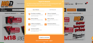 Nail Gun Depot-Rapid Fire Rewards Loyalty Program-Rewards Information