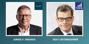 Jurgis V Oniunas Chairman of IMAP and Beat Unternaehrer Chairman of TCFG