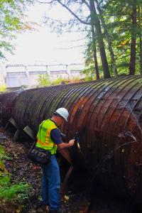 Jackman Penstock Replacement Project located in Hillsboro, New Hampshire.