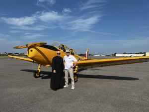 Retired Air Force Pilot Takes Priest & U.S. Army Chaplain for An Unforgettable Flight Experience