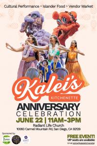 Kalei’s Kitchenette Celebrates 1st Anniversary with Hawaiian Cultural Fest