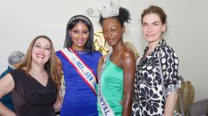 Cosmetic Dentist Dr. Saad with Mrs NJ and QVC Model Katia Biassou, Mrs. Continental Worldwide and Princeton Realtor Raychelle Jackson and Endodontist Dr. Nadia Liss