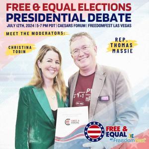 Congressman Thomas Massie to Moderate Free & Equal’s  Presidential Debate at FreedomFest in Las Vegas on July 12