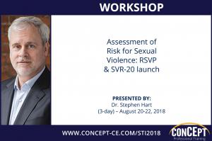 Assessment of Risk for Sexual Violence: RSVP & SVR-20 launch