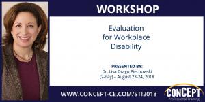 CONCEPT Professional Training Workshop on Workplace Disability Evaluation