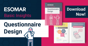 ESOMAR publishes a series of manuals for individuals entering the market research and insights field