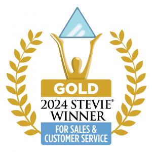 2024 Stevie Gold Winner for Sales & Customer Service Award