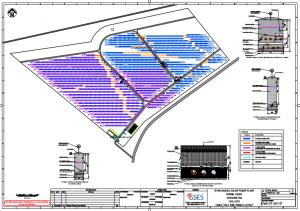 Dessins de conception pour le projet photovoltaïque de 10 MWP à Kaboul, Afghanistan