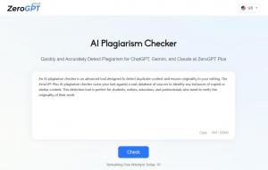 ZeroGPT Plus AI Plagiarism Checker