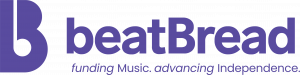 beatBread Logo with Tagline: "Funding Music. Advancing Independence."