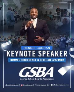 Rennie Curran to Keynote at Georgia School Boards Association Summer Conference