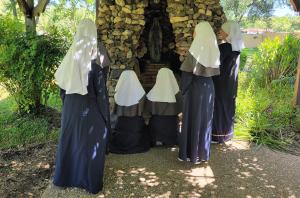 sisters gathered for prayer