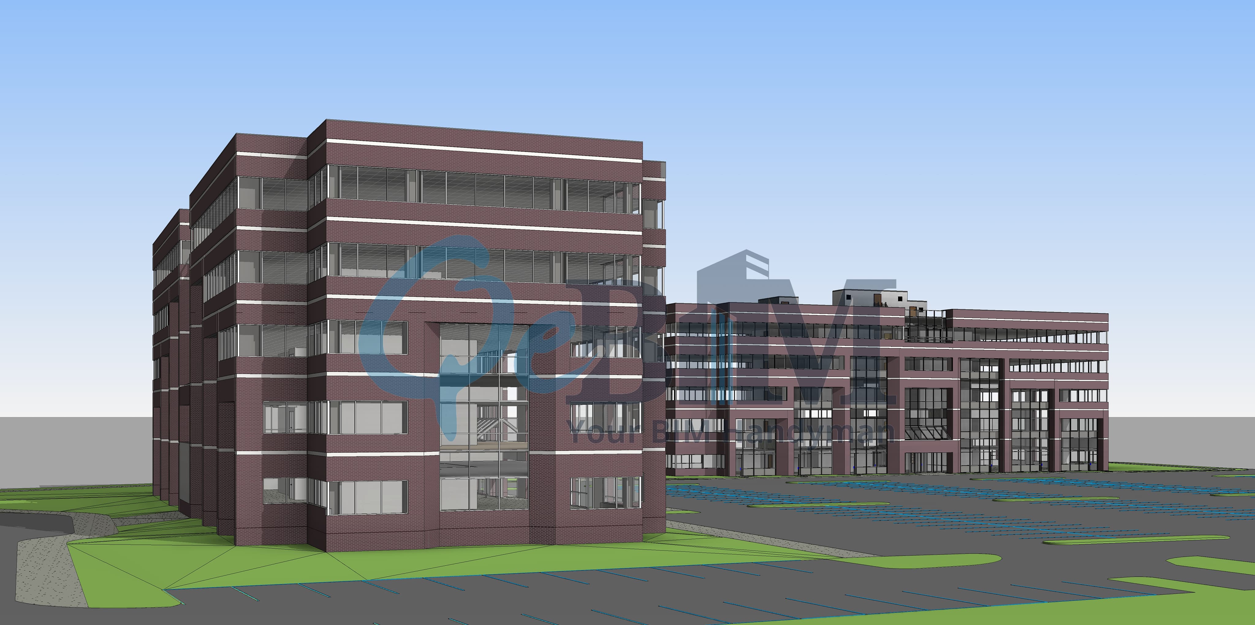 Architectural BIM Model for Office Building