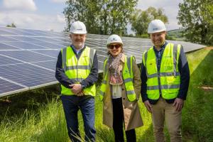 Steven Hardman, CEO of Conrad Energy, Emmanuelle Bury, UK Country Head BNP Paribas, Tom Kneen, CEO Ethical Power