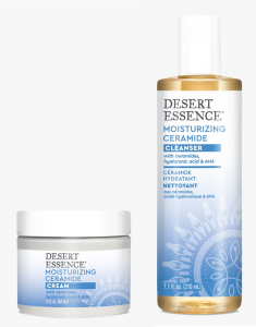 Desert Essence's New Moisturizing Ceramide Cream and Desert Essence Moisturizing Ceramide Cleanser