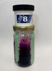 LOX-8 Thread Sealant on Sodium Permanganate