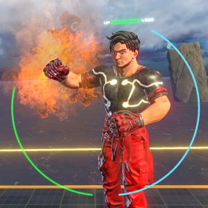 Each Character Equips Special Attacks - Karl has fiery punch