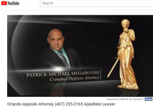 Video of Appeals Attorney Patrick Megaro YouTube Video